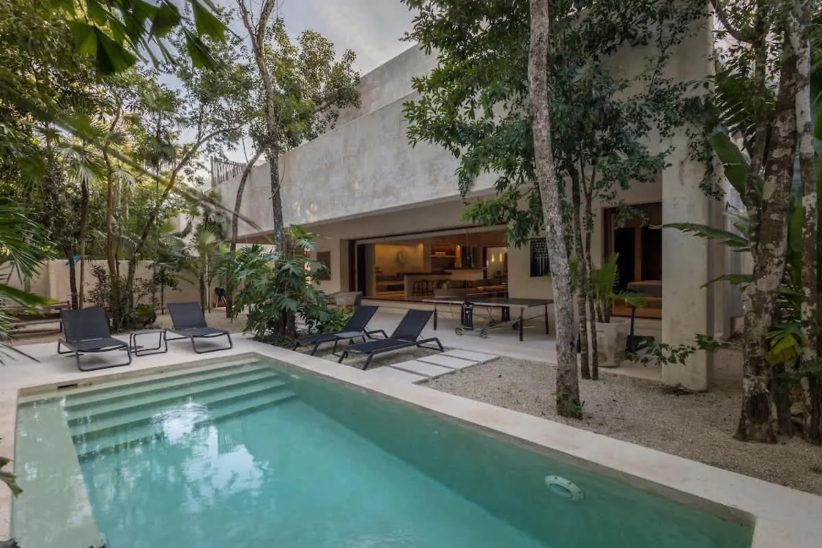 Casa Viento Private Pool Garden 12Min To Beach Tulum Mexico